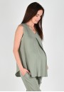 Блуза "Магнолия" олива для беременных